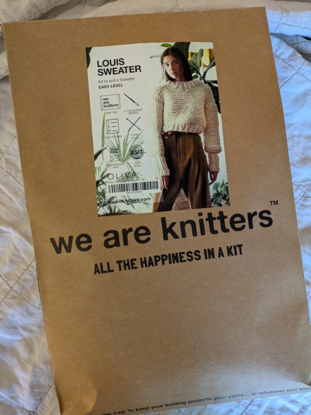 We Are Knitters Louis Sweater Kit - Complete! (NWT) - Picture 2 of 4